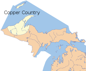 map of copper country